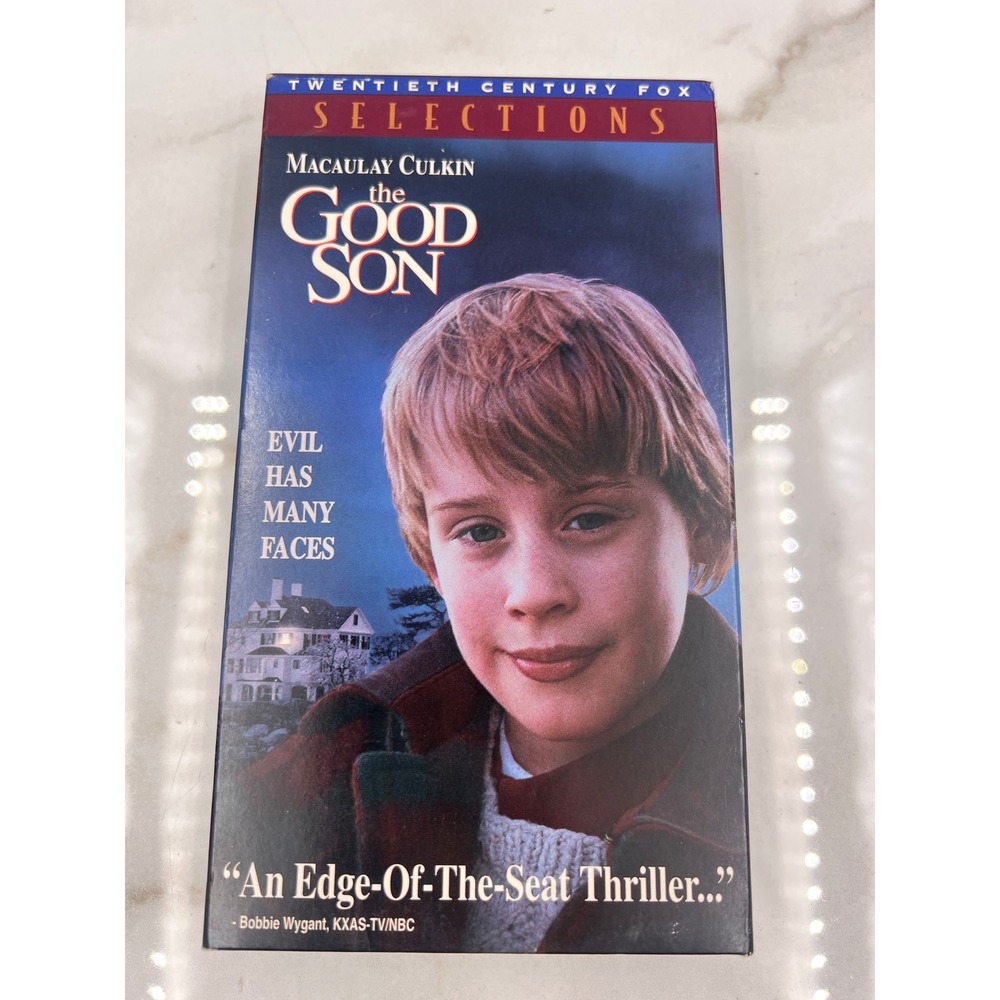 The Good Son VHS 1993 Macaulay Culkin Elijah Wood Thriller Fox Selections 8553